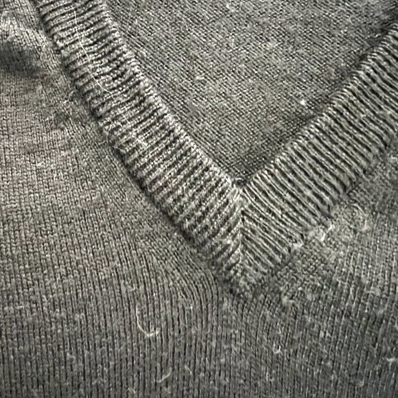 $1195 Authentic VALENTINO Jeans Made in ITALY Men's Black V-Neck Sweaters Sz.XL - Picture 11 of 14